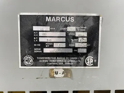 Marcus 48 kVA Auto Transformer
