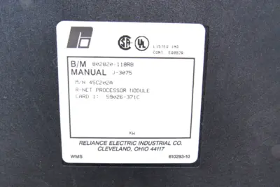 USED RELIANCE ELECTRIC 45C202A PROCESSOR MODULE