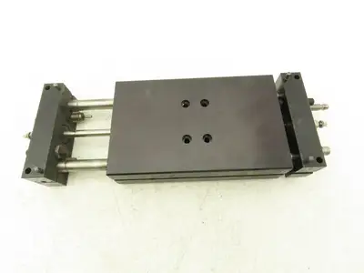 De-Sta-Co DLB-12M-L-C-50 Pneumatic Linear Base Slide/Guide Cylinder 50mm Slide