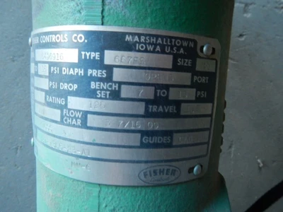 Fisher 40" 667 ES Actuator