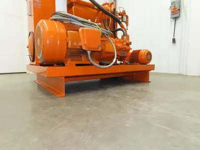 Continental RHM Hydraulic Power Unit 29 GPM 3000 PSI 25Hp Dual Pump 100 Gal