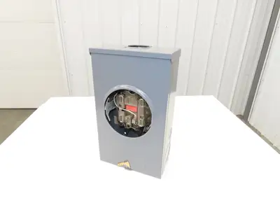 Landis Gyr 40007-016 Ringless 200A Meter Socket 3Ph 4 Wire Lever Bypass 7 Term