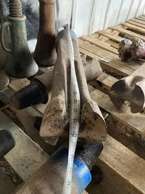 Used AFTERMARKET 6" X 24" CABLE TOOL DRILLING CHISEL BIT Drills Pennsylvania US | East West Machinery & Drilling #1417214