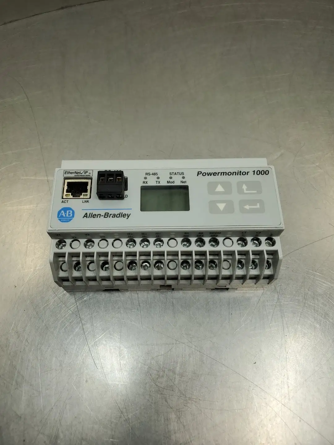 Used Allen-Bradley 1408-TR2A-ENT Ser A FRN 3.2 Powermonitor 1000 Module. Data Acquisition and Logging, Multimeter Systems South Carolina US | Palmetto Automation #1512178