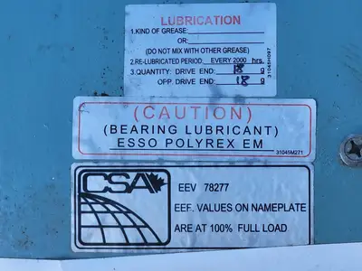 Used TECO-WESTINGHOUSE PDH02502TE5N Motors (misc) British Columbia CA | Lenmark #246474