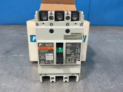 New | in-Stock FUJI BW125JAGU 3P075 Circuit Breakers Ohio US | HGR 24 #1324379