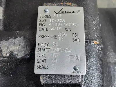 NEW VICTAULIC V100716PE0