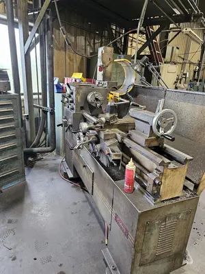 14" X 40" CLAUSING METOSA MODEL #C1440 TOOLROOM ENGINE LATHE, 1-5/8": YOBRO #23849
