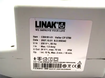 USED LINAK HOOD LIFT CONTROL BOX FOR HELLER CP 5786 OVEN