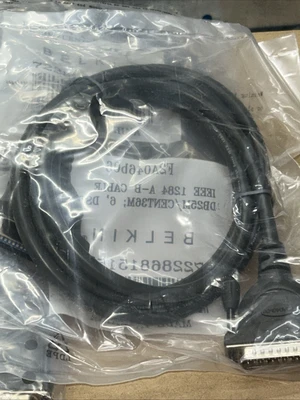 (4) BELKIN F2A046B06 PRINTER CABLE NEW IN SEALED BAG FAST SHIPPING! + WARRANTY