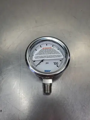 WIKA 232.53 2.5" 100PSI Pressure Gauge 6B-8