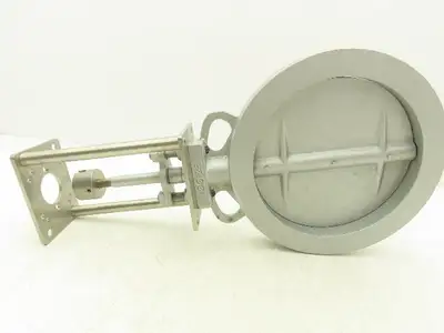 DN200 PN16 Wafer Butterfly Valve Cast Iron 8" W/Mount