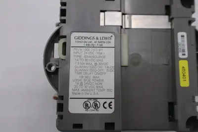 GIDDINGS & LEWIS M.1300.7372 R1 Input Module 24VDC SINK/SOURCE STOCK 624-D