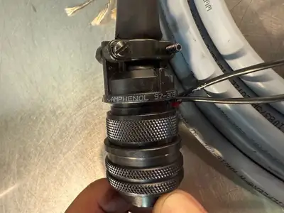 Amphenol Industrial MIL-DTL-5015 connector W/ Cable 0354 (4.5.5)