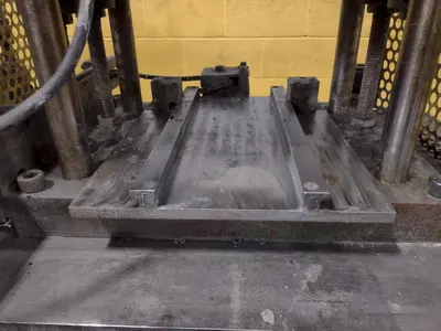 7 TON X 14" WIDE AIRAM PNEUMATIC CUTOFF PRESS: STOCK #17188