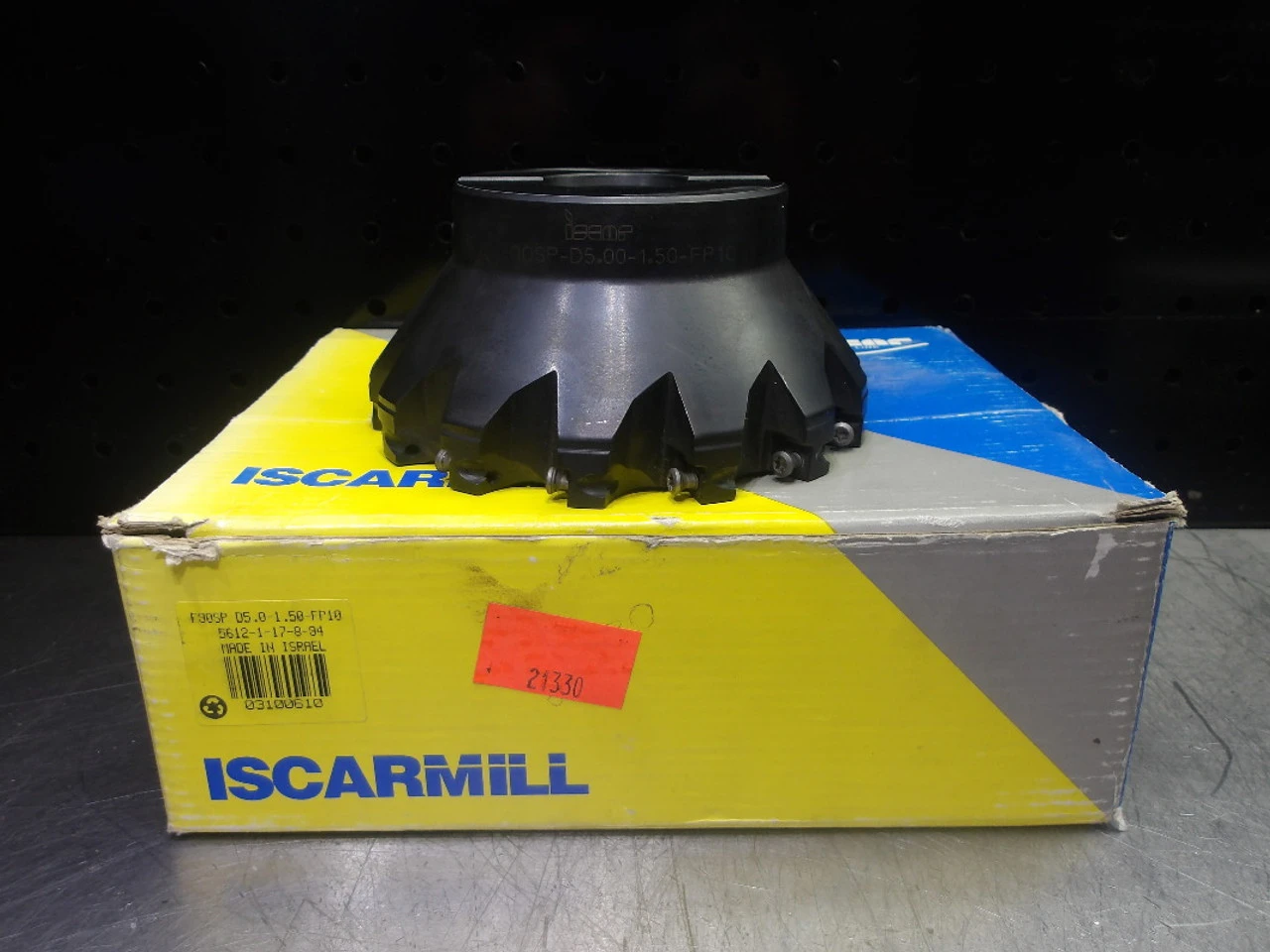 Iscar 5" Indexable Facemill 1.5" Arbor F90SP-D5.00-1.50-FP10 (LOC2627)