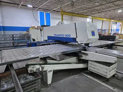 Used 2000 Trumpf TC500R Turret Punches Illinois US | Machine Tool Bids #1360797