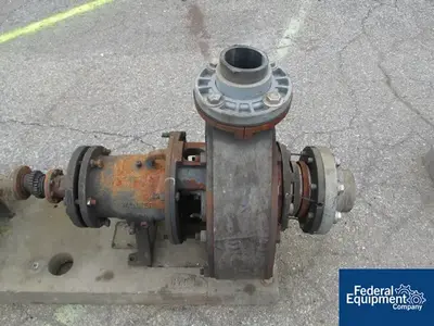 USED Wanner Engineering 4" x 3" Stan-Cor Centrifugal Pump, Type A40, Kynar
