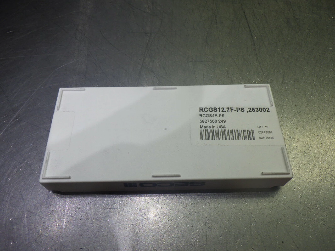 SECO Carbide Milling Inserts QTY10 RCGS4F-PS/RCGS12.7F-PS 263002 (LOC1029A)
