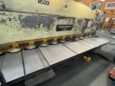CINCINNATI 2512 SHEARS, POWER SQUARING (Inches) | Wheeler Machinery Sales (2)