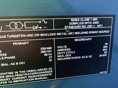 Used MILLER SYNCROWAVE 500 Arc Welders Ohio US | HGR 24 #1441284