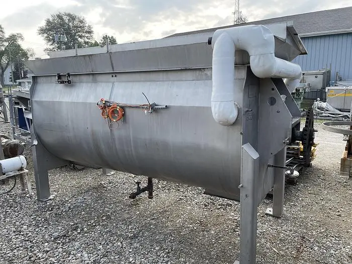 Used 1985 RIETZ BEPEX RIBBON BLENDER SURGE TANK C-46-K3210 Dough Mixers Ohio US | Regal Equipment Inc #219355