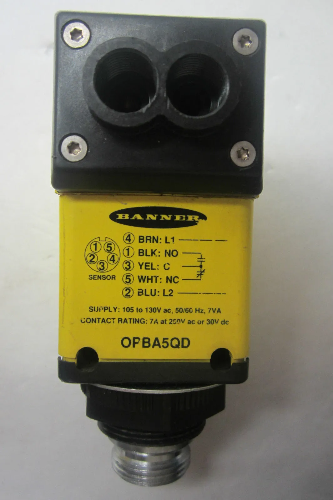 BANNER ENGINEERING OPBA5QD POWER BLOCK WITH OSBFV