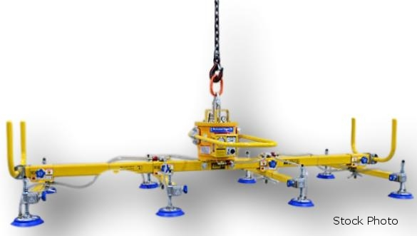 ANVER (NEW) 8-PAD VACUUM SHEET LIFTER AND STAND