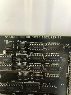 Hitachi CW006-RO-DSVIF 68E2,123115 Computer Card/Control Board