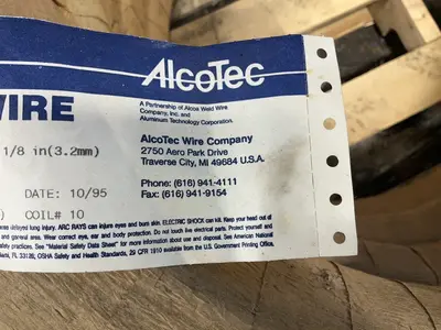 Used ALCOA 1100H19 Welding Machinery (Other) Ohio US | HGR 24 #1506875