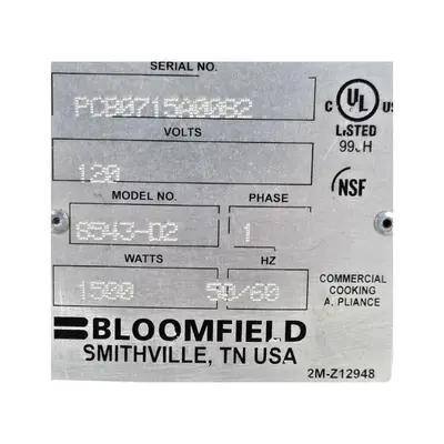 USED BLOOMFIELD 8543-D2