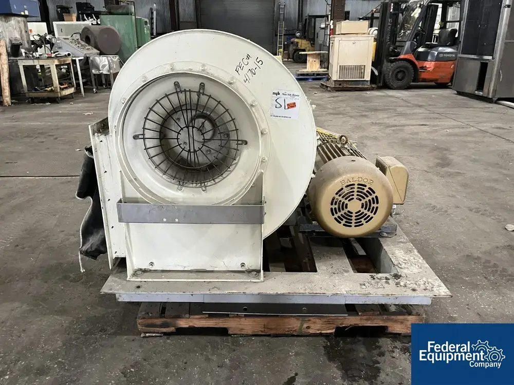 USED New York Blower 25 HP New York Blower, C/S