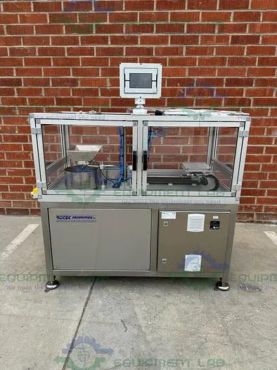 Used ROTEC PISTONMACHINE FOR VIAL CAPS / STOPPERS W/ VIBRATORY FEEDER BOWL Cappers California US | Equipment Lab #488709