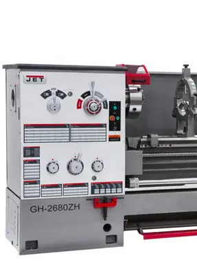 New | in-Stock JET GH-2680ZH Engine Lathes Illinois US | Olympus Machinery Group #1348835