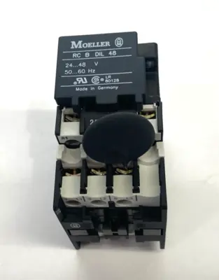 Used Klockner Moeller Power Contactor 3-Phase 20A w/ RC B DIL 48 Relays & Switches Michigan US | Maverick Industrial Sales #1391697