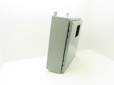 Saginaw SCE-20H2006LP Electrical Enclosure 20x20x6" Backplate Knockout Wallmount