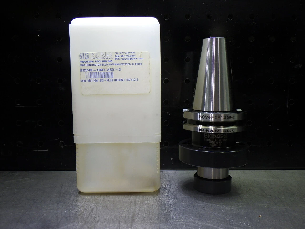 Big Kaiser CAT40 1.25" Facemill Tool Holder 2" Pro BCV40-SM1.250-2 (LOC66)