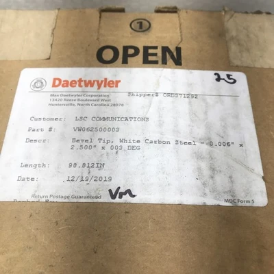 USED DAETWYLER VW062500003
