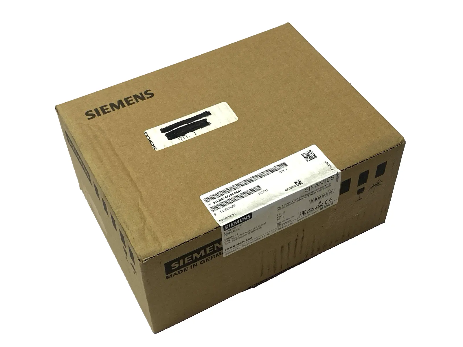 NEW SIEMENS SINAMICS CONTROL UNIT ADAPTER CUA31 24VDC