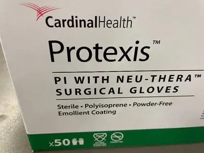 Lot of 2 Boxes Cardinal Health Protexis Surgical Gloves Size 7.5