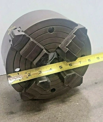 8" Diameter 4 Jaw Lathe Chuck CUSHMAN