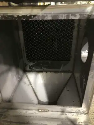 Custom Stainless Dust Collector Hopper / Air Filter w/ UAF FF-1050-B Filters