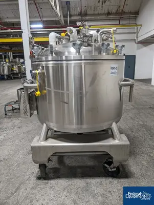 USED W.F. Scarince Inc. 300 Liter W.F. Scarince Jacketed Cyro Receiver Tank, Hastelloy C22, 45/65#
