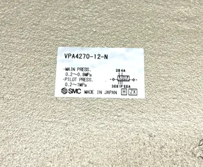USED SMC PNEUMATIC SOLENOID AIR PILOT VALVE 5-PORT