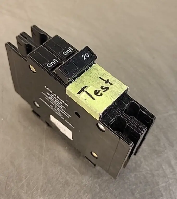 CUTLER HAMMER QCR 2020 BREAKER 2 POLE 20A 120-240V (BIN 3.5.1)