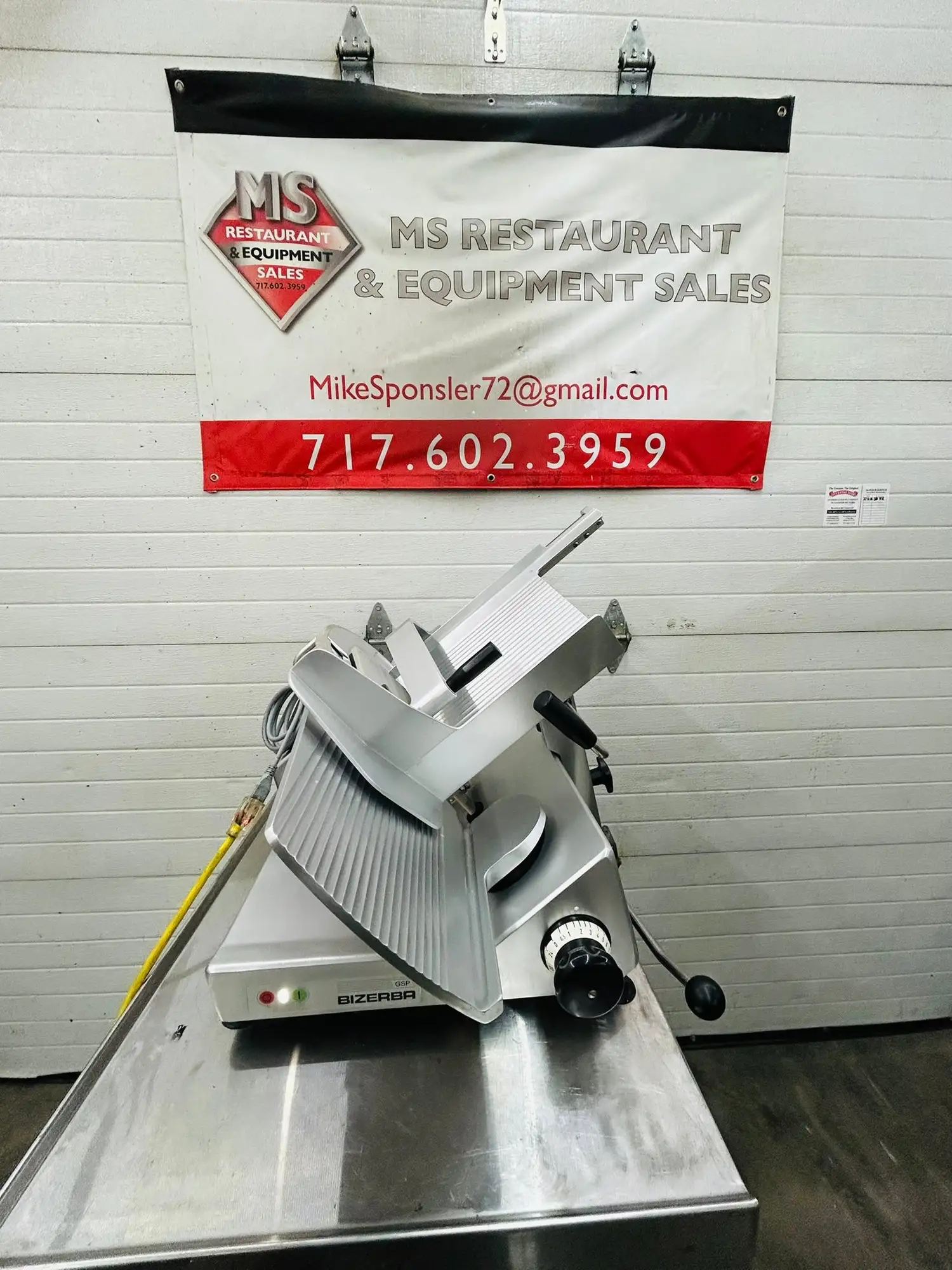 Bizerba GSPH 2012 Manual Slicer Fully Refurbished Tested and Working