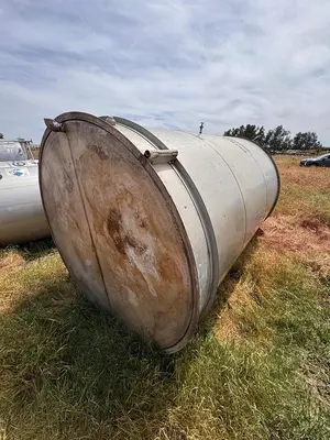 Tank, 4,250 Gallon, Stainless Steel, 8' Dia x 12' H, Valley Foundry, UL Rated, #5991329