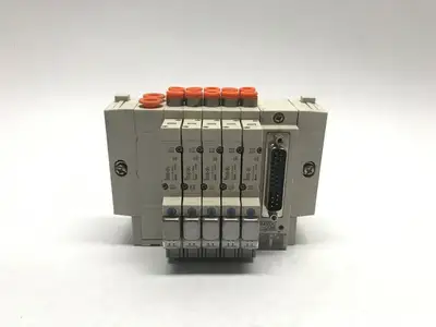 Used SMC Pneumatic Air Manifold Valve Assembly Pump & Valve Parts Michigan US | Maverick Industrial Sales #1398016