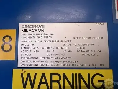 USED CINCINNATI MILACRON 220-8
