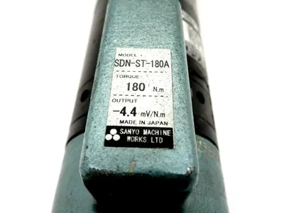 USED SANYO SDN-SP3-180SB NUTRUNNER SPINDLE 124334 SDN-ST-180A SDNSP3180SB